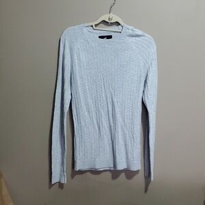 Hollister ribbed long sleeve gray sweater size medium